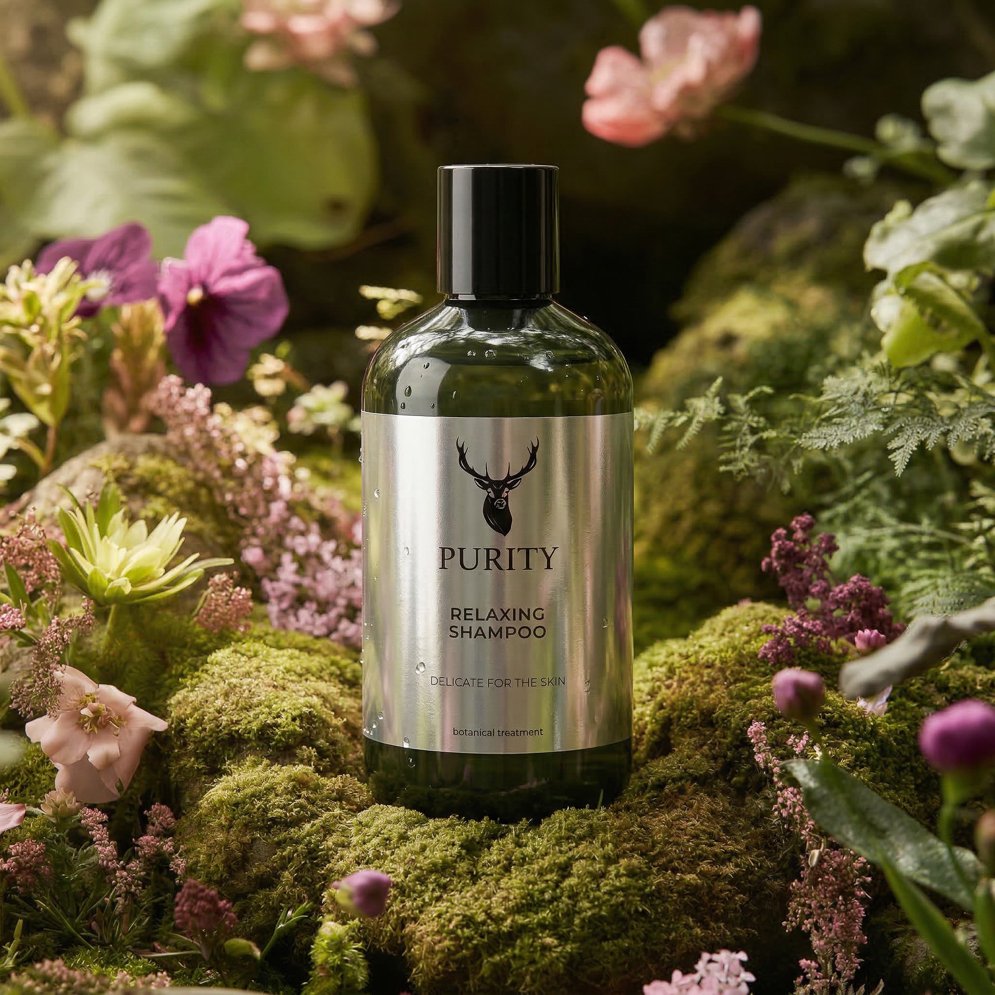 Relaxing Shampoo – Ultra Gentle for Sensitive Scalp with Calendula and Mint