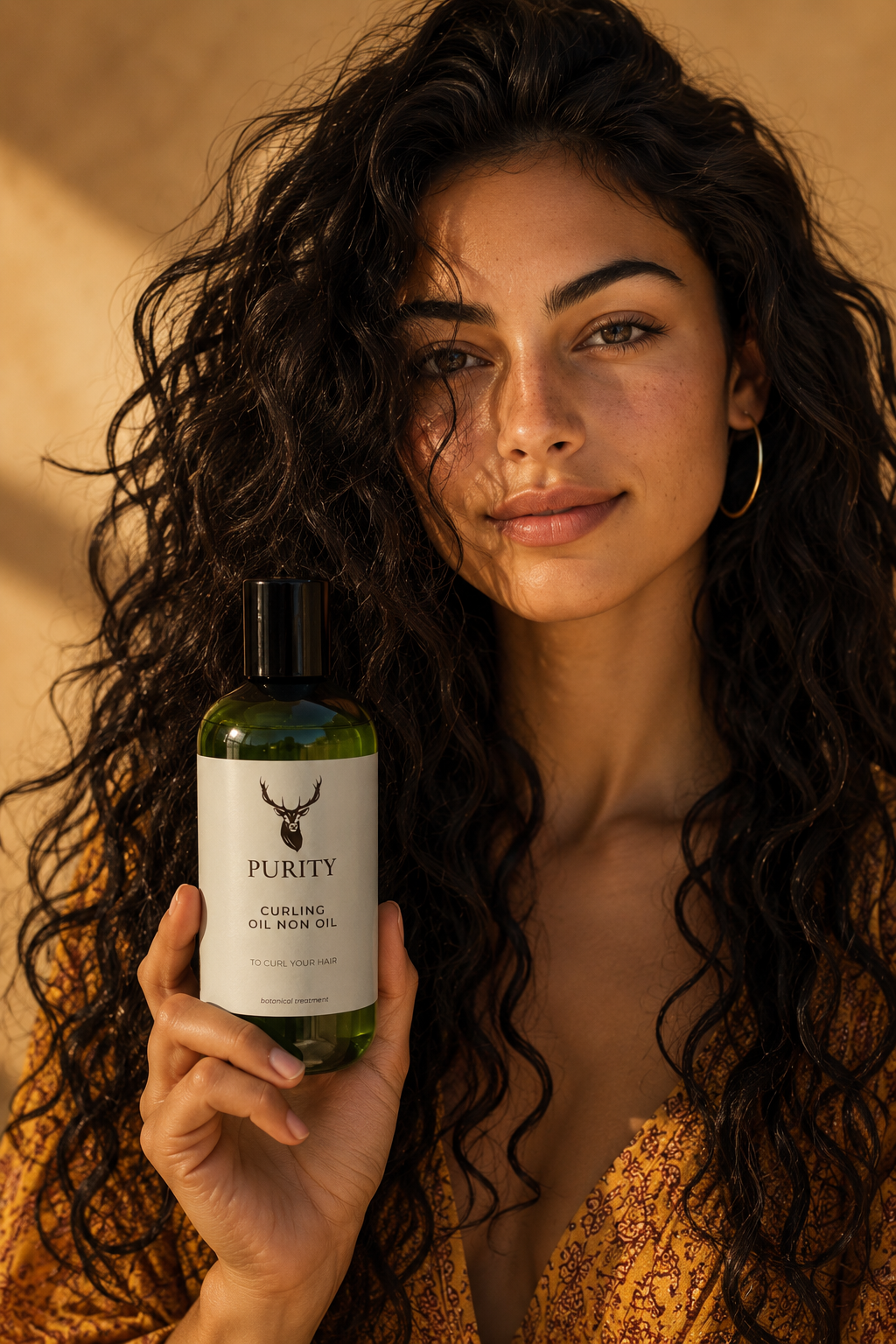 Curling Oil Non Oil – Defining Anti-Frizz Fluid for Curly Hair