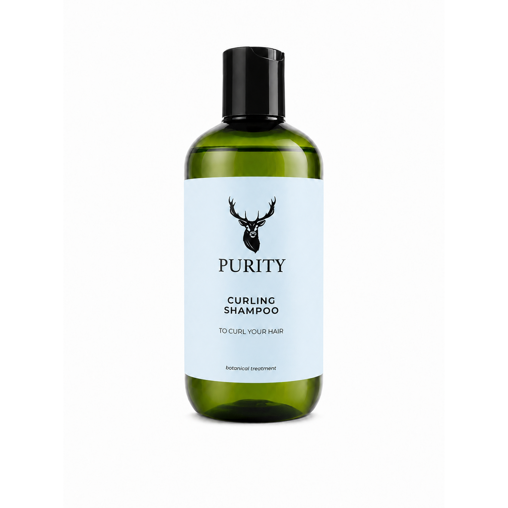Curling Shampoo – Gentle for Curly Hair with Organic Blueberry, Apple, and Goji